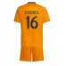 Maillot de foot Real Madrid Endrick #16 Extérieur vêtements enfant 2024-25 Manches Courtes (+ pantalon court)
